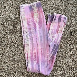 Avocado tie dye legging